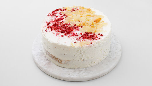 Торт Сметанный с малиной