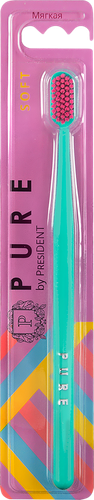 Зубная щетка President Pure by Soft, мягкая