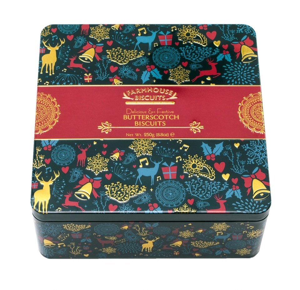 

Печенье Farmhouse Biscuits Green Icon в жестяной банке 250г, Великобритания