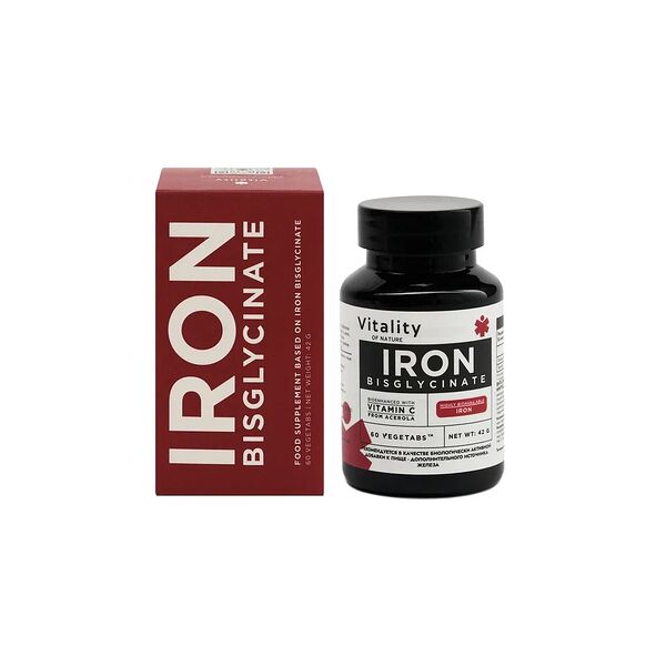 Vitality Железо 40 мг таблетки 60 шт