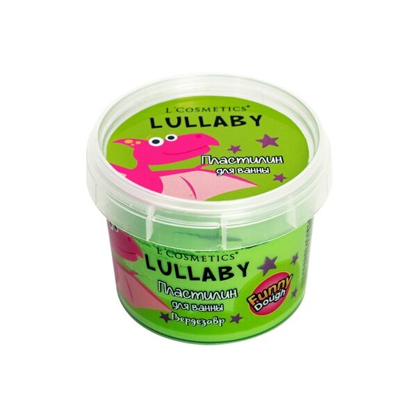 Пластилин для ванны `L`COSMETICS` LULLABY для детей 3+ (зеленый) 120 мл