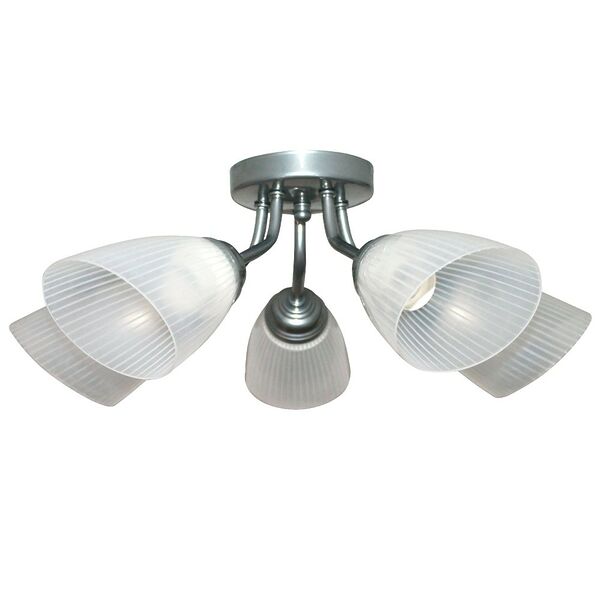 Люстра Светильник Бона 151 хром (плафон П0476) НПБ 01-5х60-130 Е27 ИУ 1005404417 Элетех