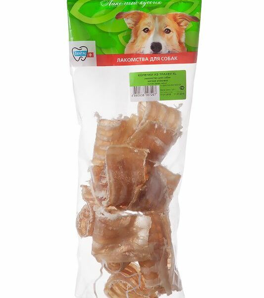 TitBit Колечки из трахеи XL для собак 120 г