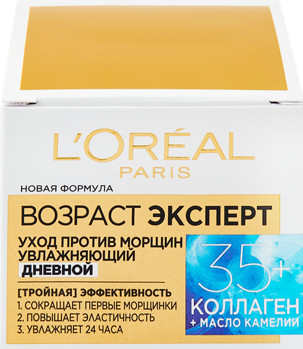 

Дневной крем L'Oreal Paris Возраст эксперт 35+ увлажняющий против морщин 50 мл