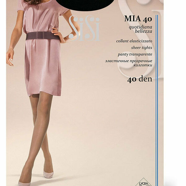 Колготки Mia (Миа) 40 nero (черные), размер 2 ТМ SiSi (СиСи)