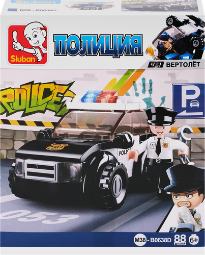

Конструктор Sluban Полицейский транспорт Арт. M38-B0638, в ассортименте