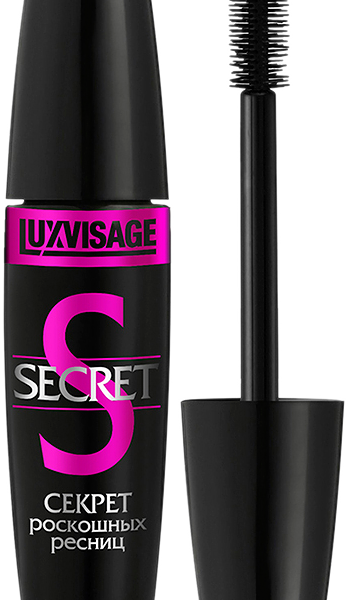Тушь для ресниц Luxvisage Секрет роскошных ресниц, черная 12 мл