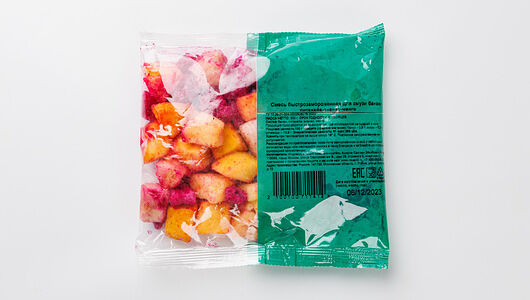 Смесь для смузи (банан-питахайа-ананас-манго), быстрозам.(Продукт замороженный)