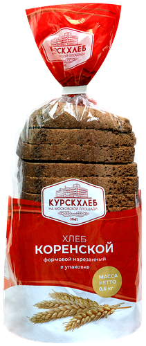 Хлеб КУРСКХЛЕБ Коренской в нарезке 600 г