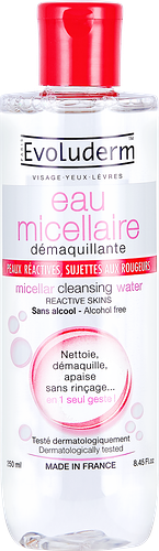 Мицеллярная вода Evoluderm для сухой и чувствительной кожи 250 мл