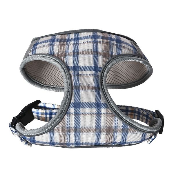 Шлейка для собак FOXIE Checks L (обхват шеи 40см, обхват груди 52-70см)