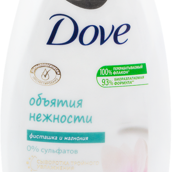 Крем-гель для душа DOVE Фисташковый крем и магнолия, 610мл