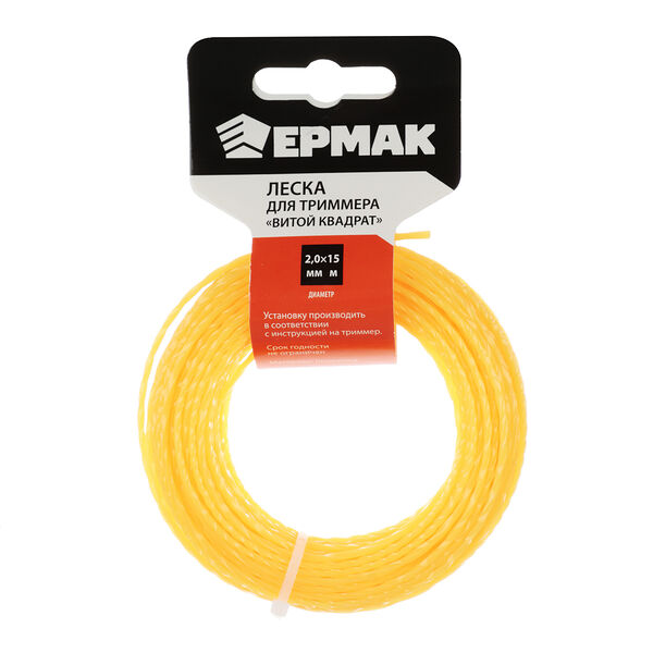 Ермак леска для триммера сечение 