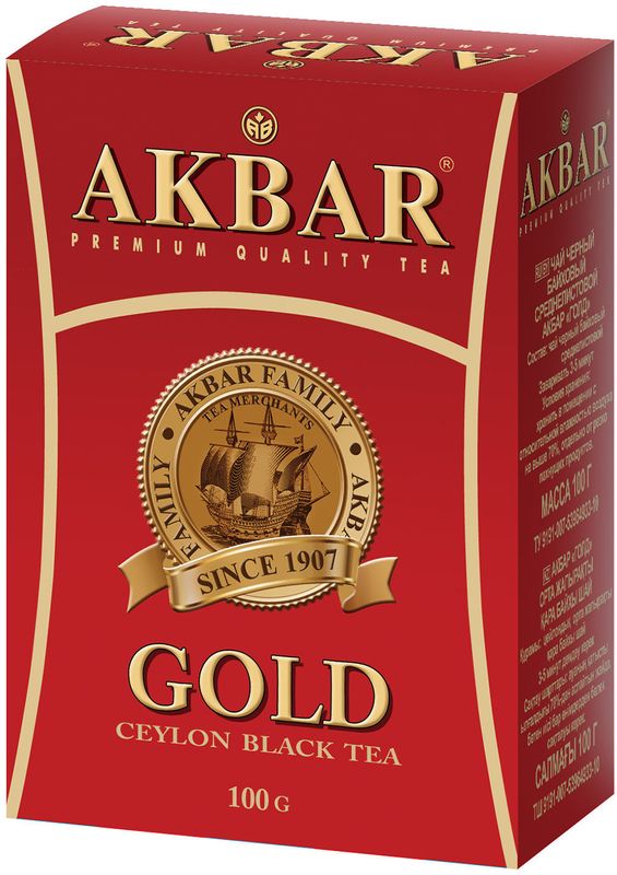 

Чай Akbar Gold чёрный листовой 100 г