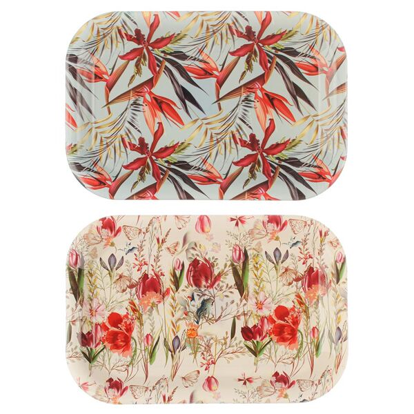 Поднос фантазия-1, 33,5х22,5х1,7см, 2 дизайна, полипропилен, в ассортименте