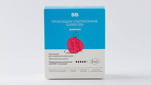 Прокладки ультратонкие дневные Super Dry, 8 шт