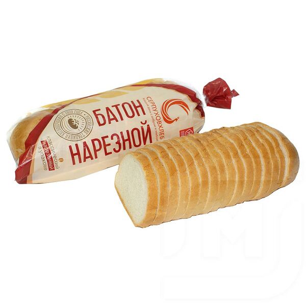 Батон нарезной высший сорт серпуховхлеб
