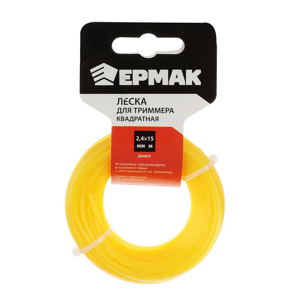 Ермак леска для триммера сечение 