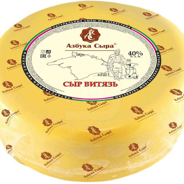 Сыр Азбука Сыра Витязь 40%