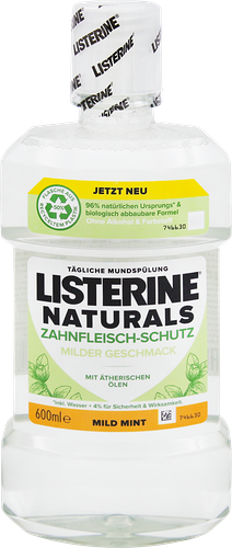 Ополаскиватель для полости рта LISTERINE Naturals Защита десен, 600мл