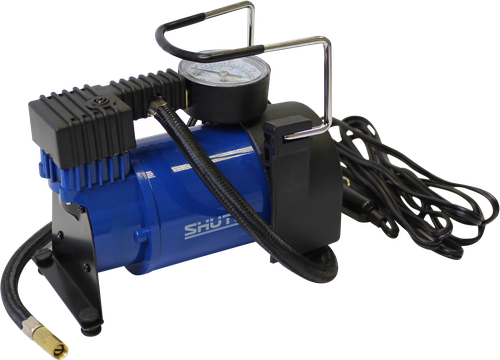 

Компрессор автомобильный SHUTZ 35л/мин, 12В, 160Вт, 150psi, в сумке