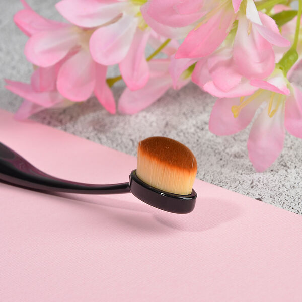 Юниlook кисть для растушевки вв-крема/консилера, 13,5см, пластик, ворс нейлон, 1 дизайн