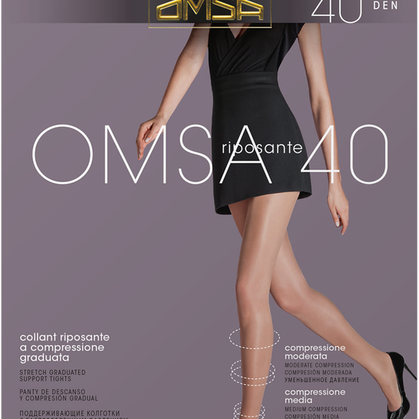 Колготки женские OMSA 40 den caramello 3