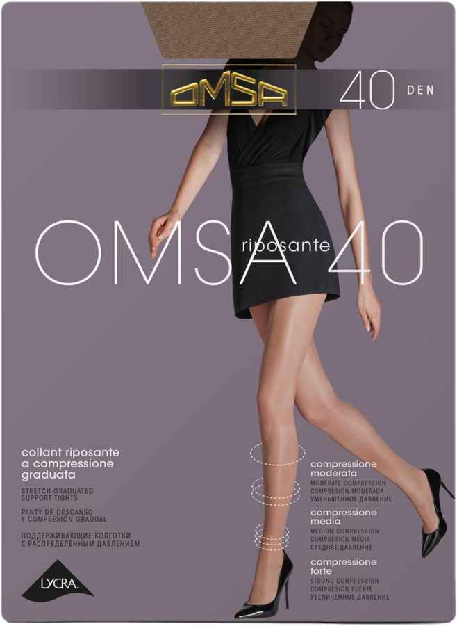 

Колготки женские OMSA 40 den caramello 3