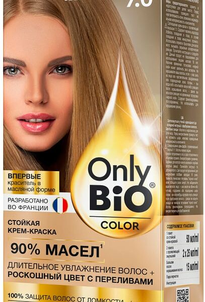 Краска для волос Only Bio Color тон 7.0 Светло-русый 115мл