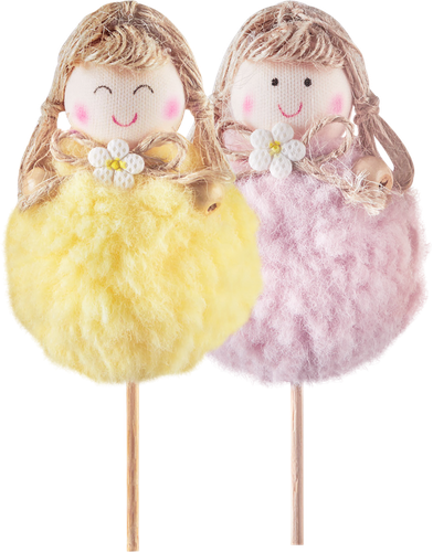 

Украшение д/кулича пасхальн. Куколка, в ассортименте