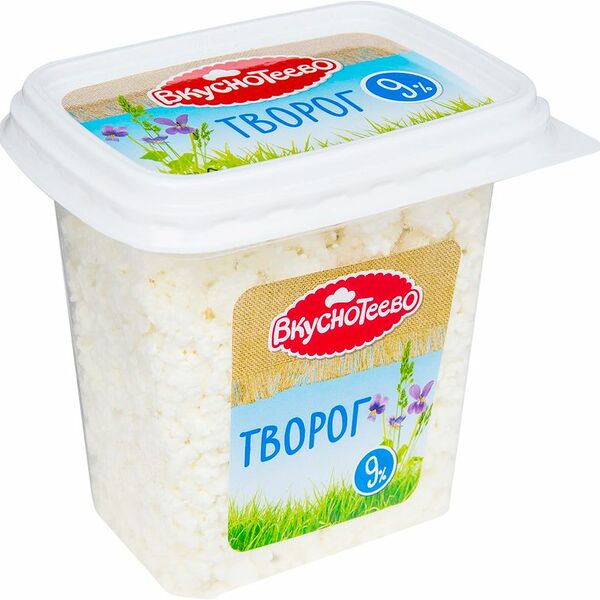Творог Вкуснотеево рассыпчатый 9%