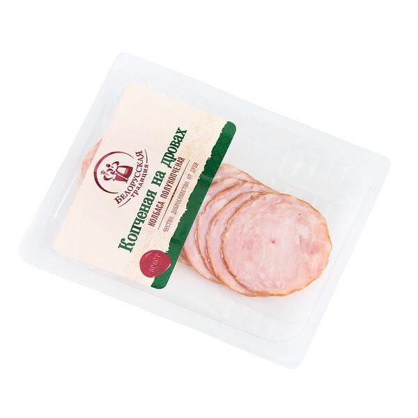 Колбаса п/к Копченая на дровах нарез сервир 90г газ Инко-фуд