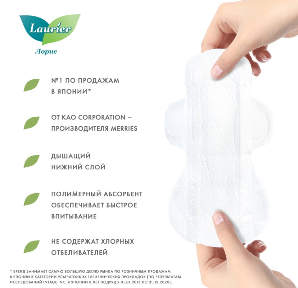 

Прокладки женские Super Slim Guard гигиенические с крылышками, 30 см, Laurier, 6 шт., Япония