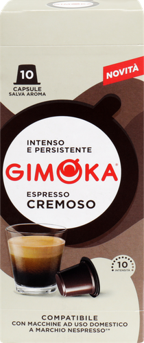 

Кофе в капсулах формата Nespresso Gimoka Cremoso 10 капсул 50 г