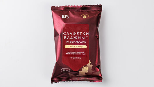 Салфетки влажные ВкусВилл освежающие 