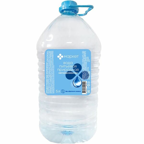 Вода природная негазированная Маркет Перекрёсток, 5л