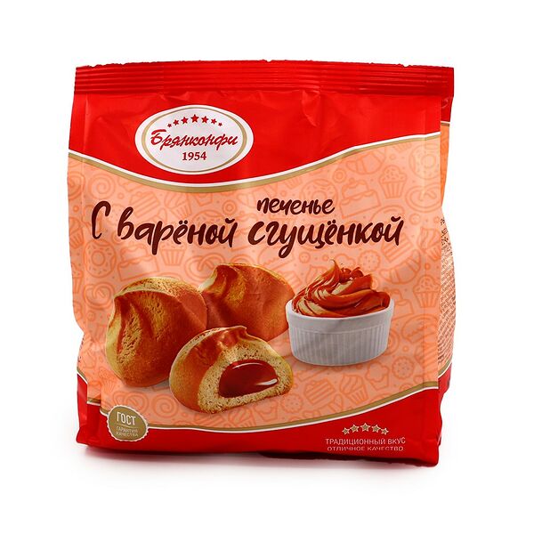 Печенье С вареной сгущенкой вес 250 г