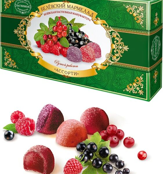 Мармелад Белевская пастильная мануфактура Ассорти 260г