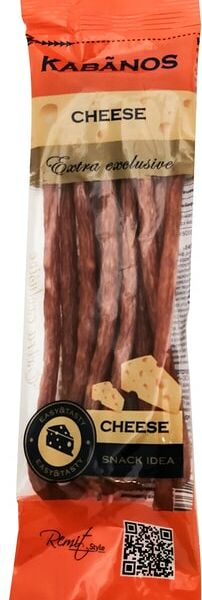 Колбаски Ремит Kabanos Cheese сырокопченые 70г
