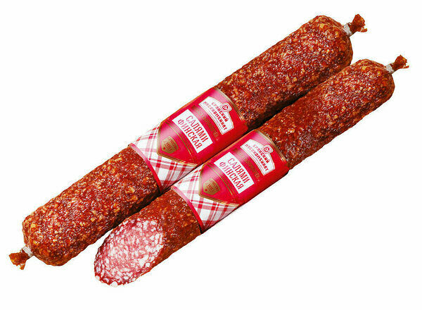 Колбаса сырокопченая Брянский мясокомбинат Салями Финская 300 г