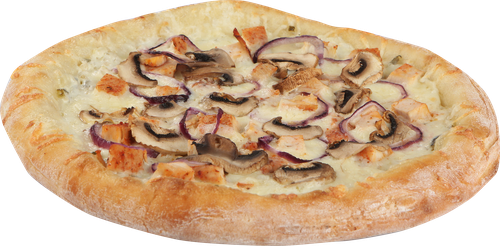 

Пицца с курицей и грибами, 95г