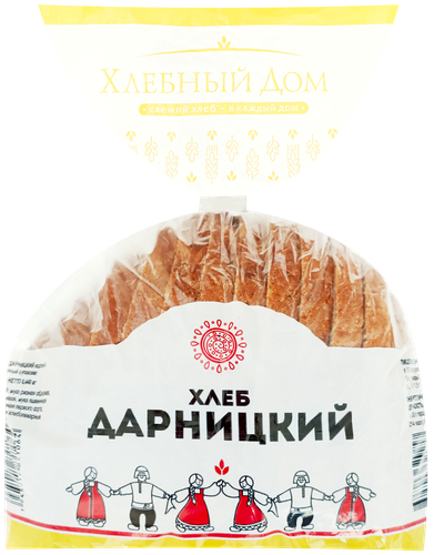 

Хлеб Хлебный дом Дарницкий подовый нарезанный 440 г