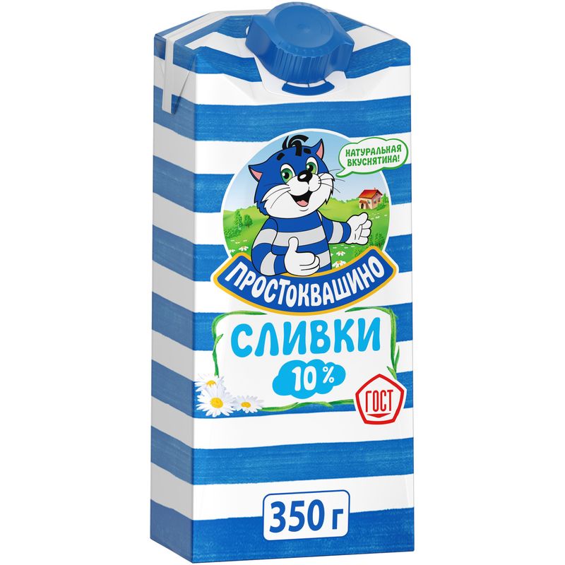 

Сливки Простоквашино 10%, 350 г