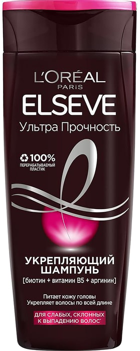 

Укрепляющий шампунь Elseve L'Oréal Paris Ультра прочность 250 мл