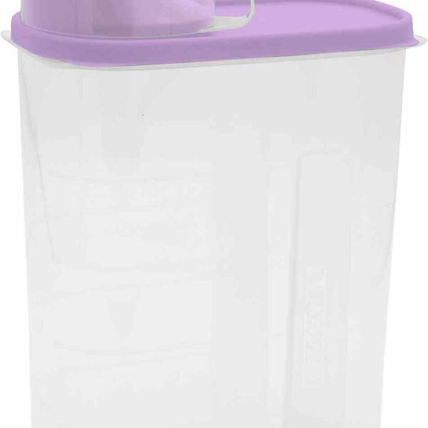 Банка для сыпучих продуктов Архимед с мерным стаканом цвет: в ассортименте