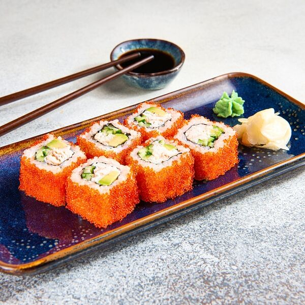 Ролл «Калифорния» с крабом Уже Готово, 6 шт