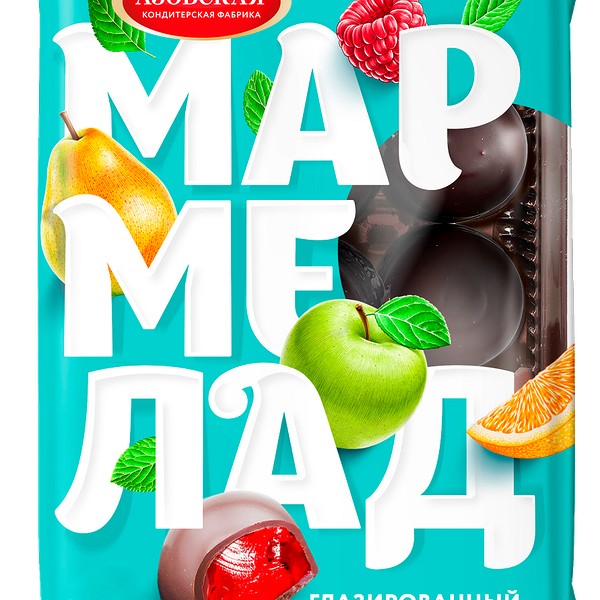 Мармелад Азовская кондитерская фабрика желейный глазированный, 250 г