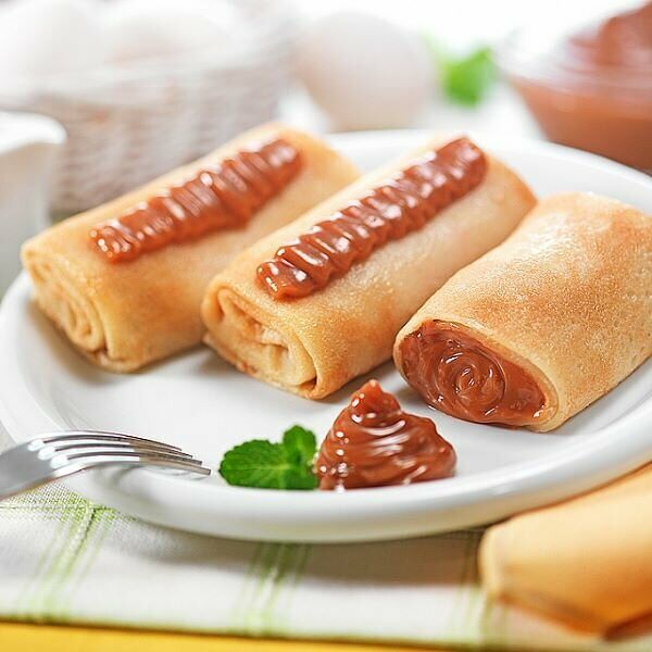 Блинчики с вар. Сгущенкой