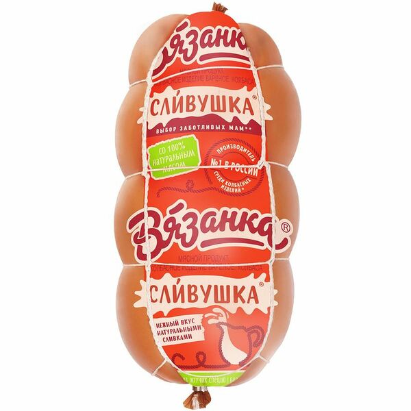 Колбаса Вязанка Сливушка вареная 375г
