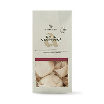 Манты с бараниной «Азбука вкуса» 675г, Россия